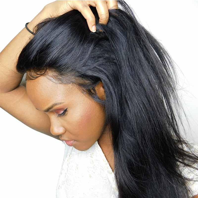 VELLO 9A Virgin Hair Front Lace Wig