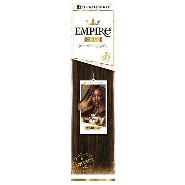 Sensationnel Remy Hair Weave Empire Gold Yaki 8" - 18"