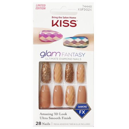 KISS Glam Fantasy Ultimate Diamond 28 Nails #KGFD02X