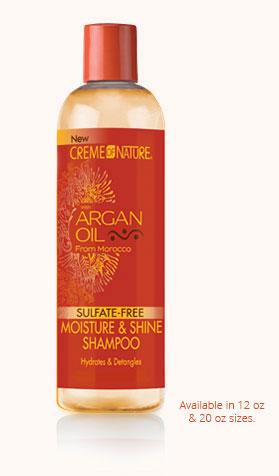 Creme Of Nature Argan Oil Sulfate-Free Moisture & Shine Shampoo 12oz