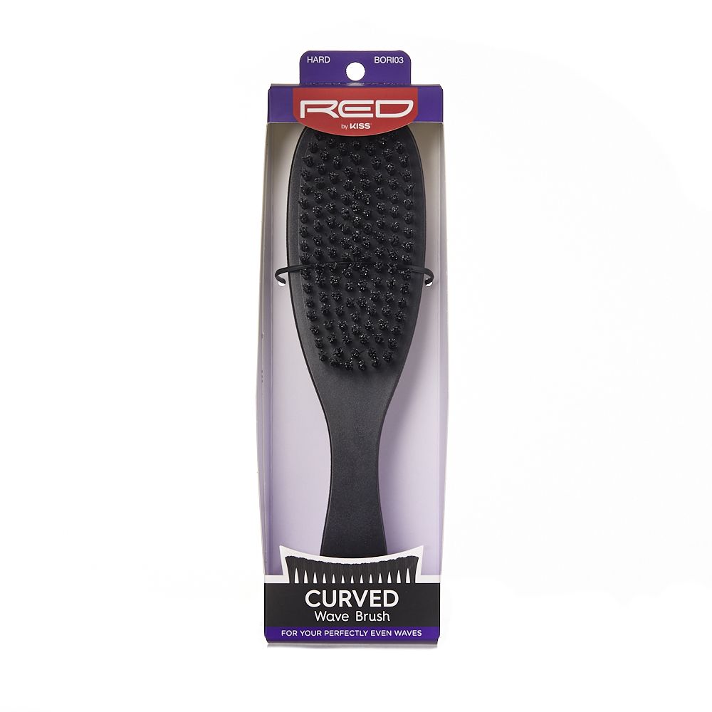 Red by Kiss Curved Wave Brush - Hard #BORI03