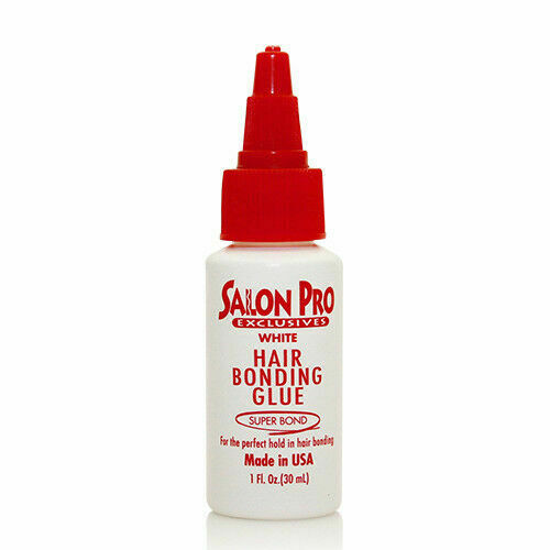 Salon Pro White Hair Bonding Glue 1oz