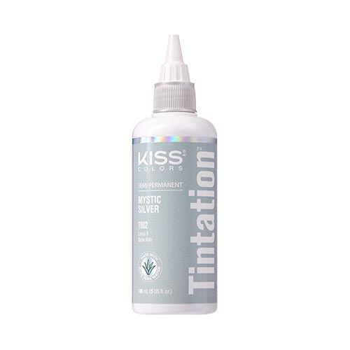 Kiss Tintation Semi-Permanent Hair Color Mystic Silver T002