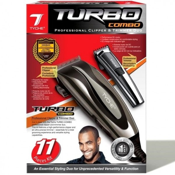 Tyche Turbo Combo Professional Hair Clipper & Trimmer Duo #THC02