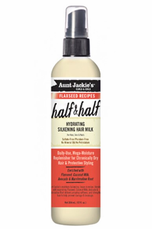 Aunt Jackie's Half & Half – Hydrating Silkening Hair Milk 12oz