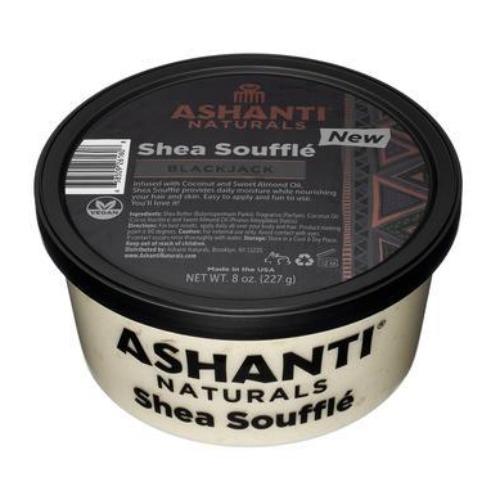 Ashanti Naturals 100% Whipped Shea Souffle 8oz - Blackjack